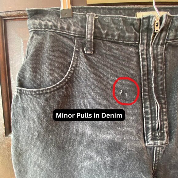 Madewell Perfect Vintage Distressed Black Jeans 31 - Picture 3 of 9